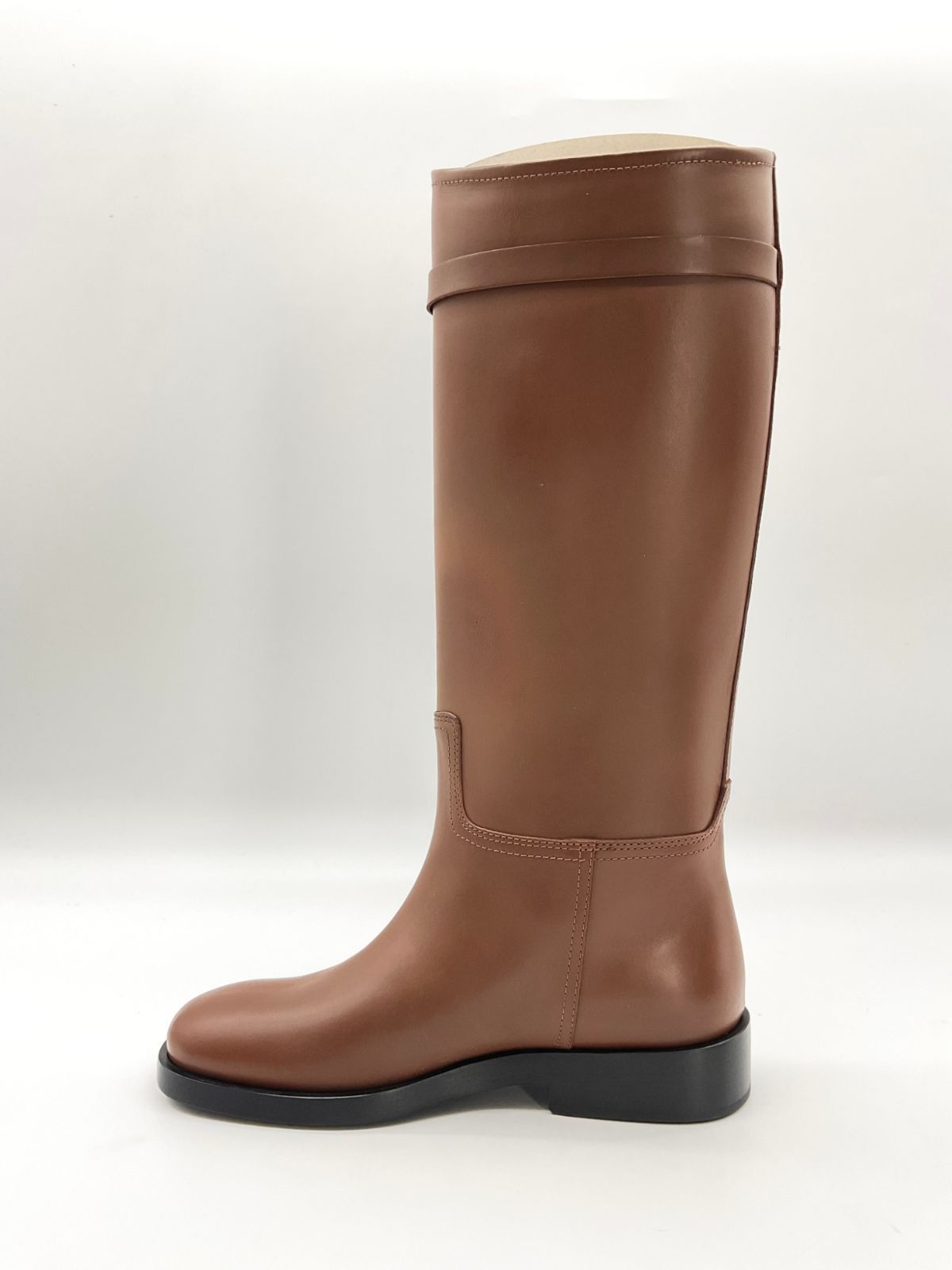 サイドモチーフ付ロングブーツ 36