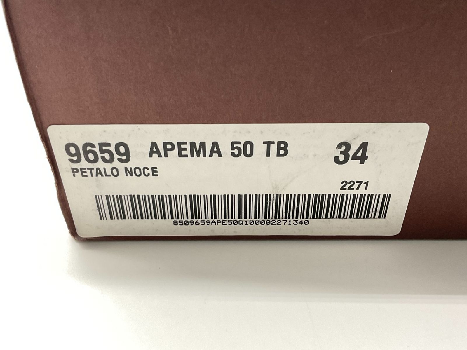  PELLICO ペリーコ 9659 APEMA 50 TB ヒールロングブーツ 34 NOCE ブラウン げ交渉 ロングブーツ ブーツ