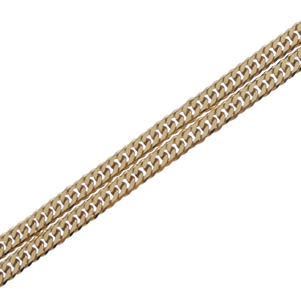 喜平ネックレス K 18 18金 750 6面ダブル 10 3 g 50 cm 2 5 mm キヘイ チェーン 金ネックレス 造幣局検定マーク 60 メンズ パンツ その他 