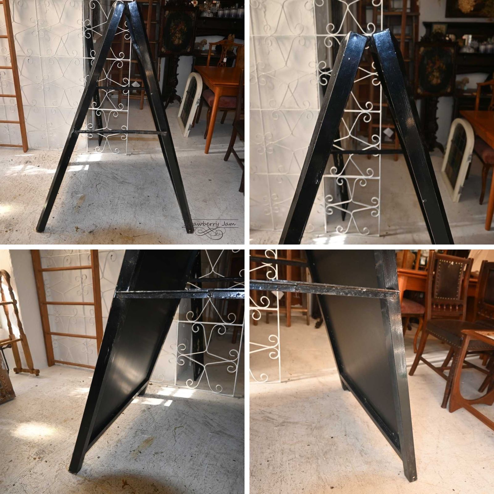 L3710-115 英国アンティーク FULLERS 看板 黒板 カフェ 店舗什器 案内