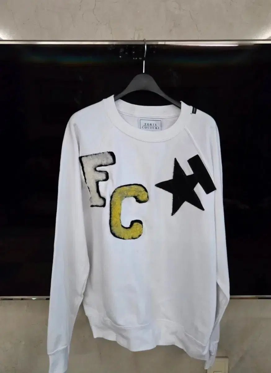  FORTE COUTURE 星 装飾 スウェットシャツ XS トレーナー スウェット トップス