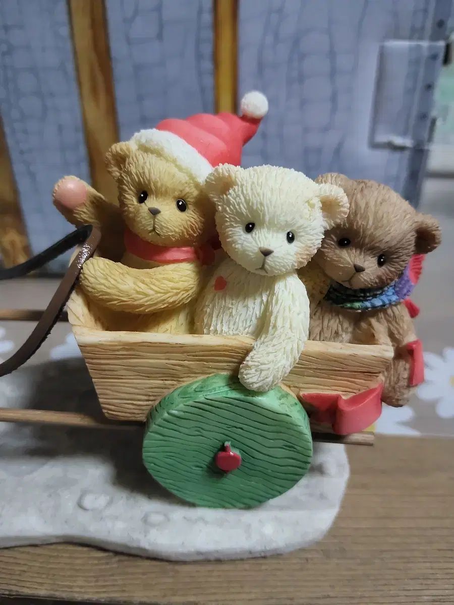 cherished teddies クリスマス 麻車 (ボックス0) 【公式通販】