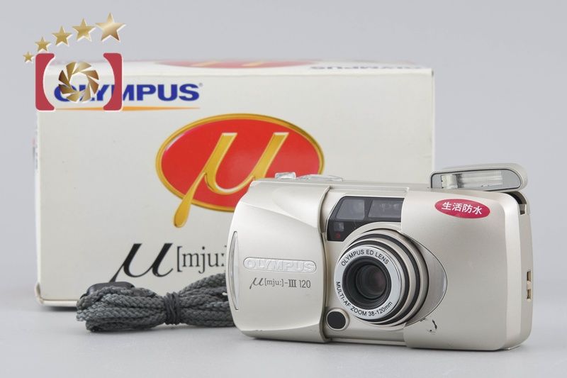 OLYMPUS オリンパス μ mju -III ミューIII 120 コンパクトフィルムカメラ 元 き