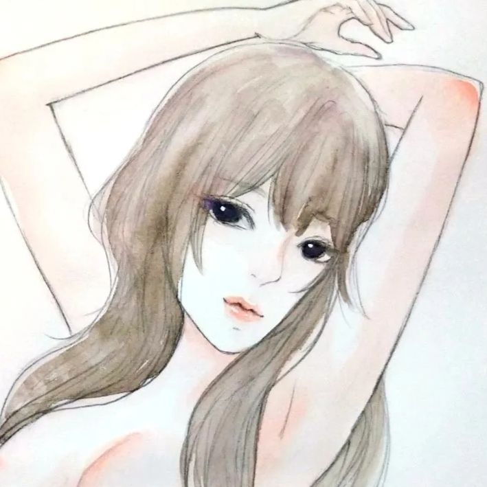 肉筆原画 水彩画 裸婦画 ドローイング ヌード - メルカリ