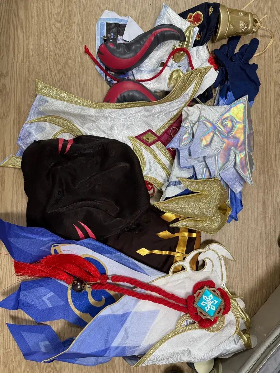 三分妄想 原神 甘雨 S シューズ 235 コスプレ フルセット