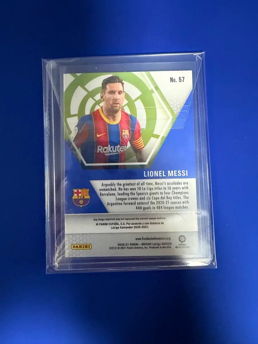 スポーツカード パニーニ リー オネル メッシ Lionel Messi
