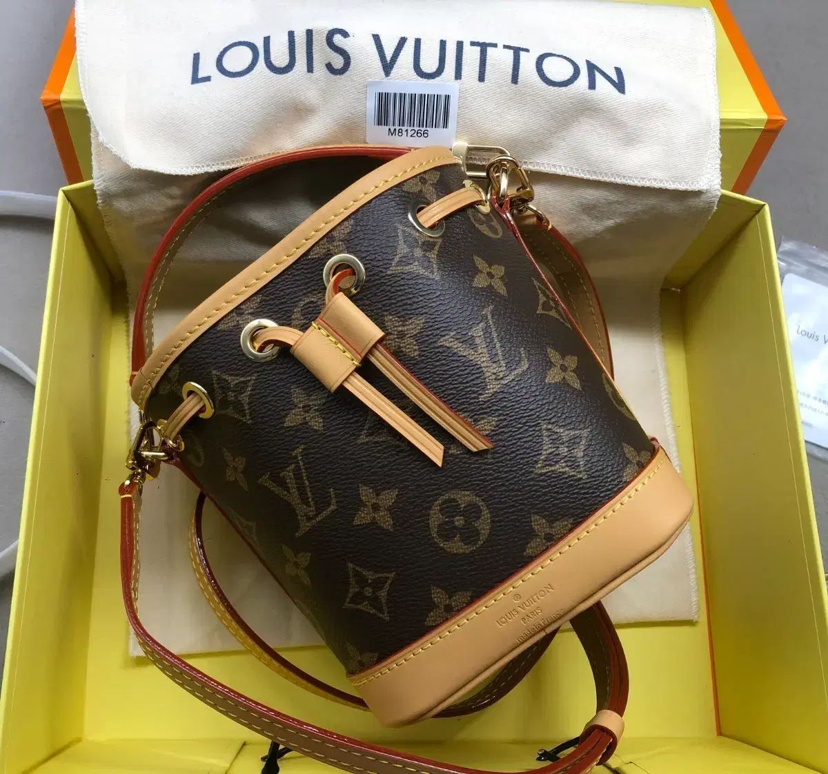 LV ナノ ノエ ミニ バケットバッグ