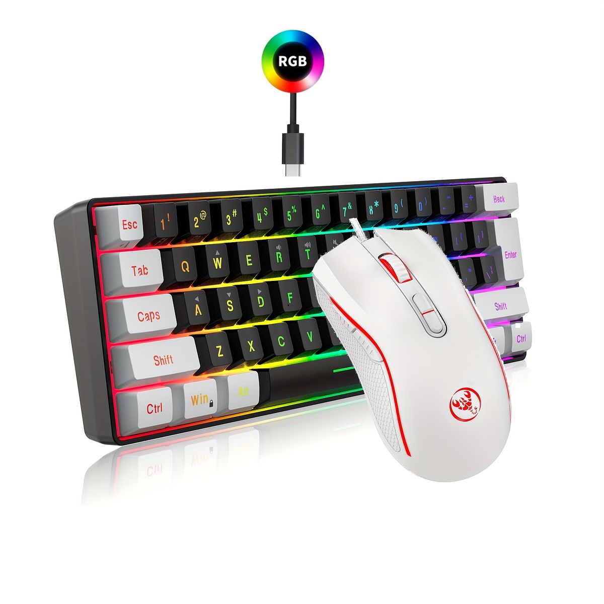 ゲーミングPC キーボードマウス付き RGBライティングあり エントリーグレード Amazon.co.jp: ゲーミング キーボード マウス セット 日本語説明書付き