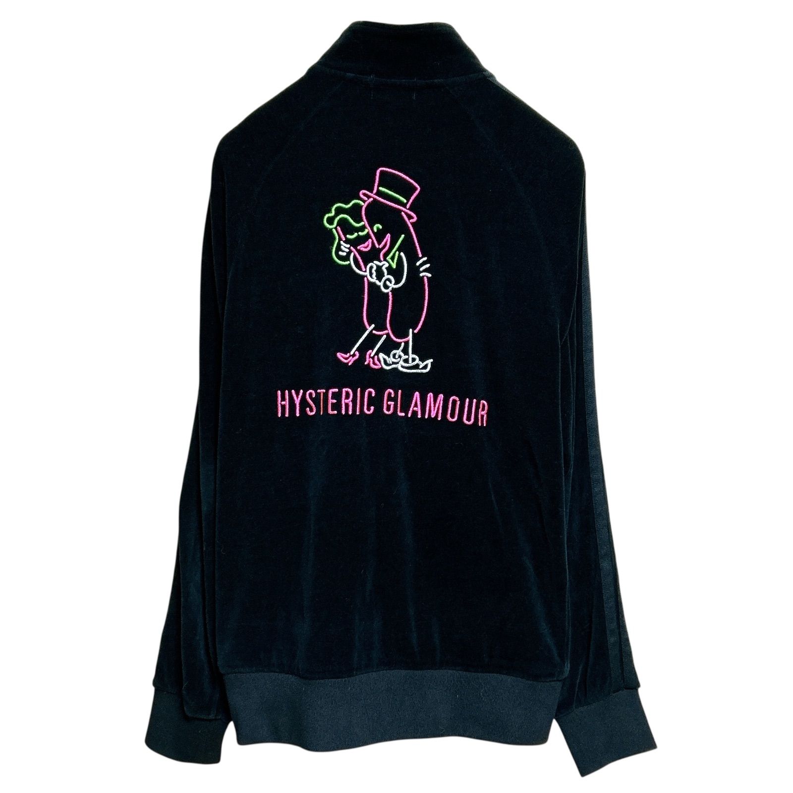 トラックジャケット 刺繍