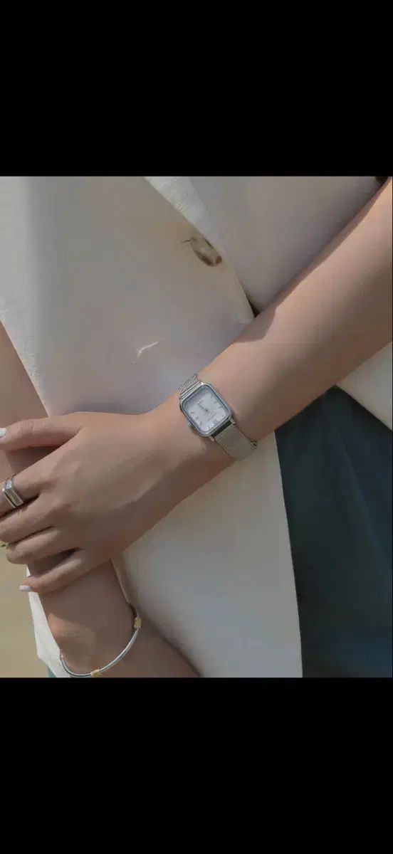 ラムトン ハーバー メッシュ ウォッチ シルバー