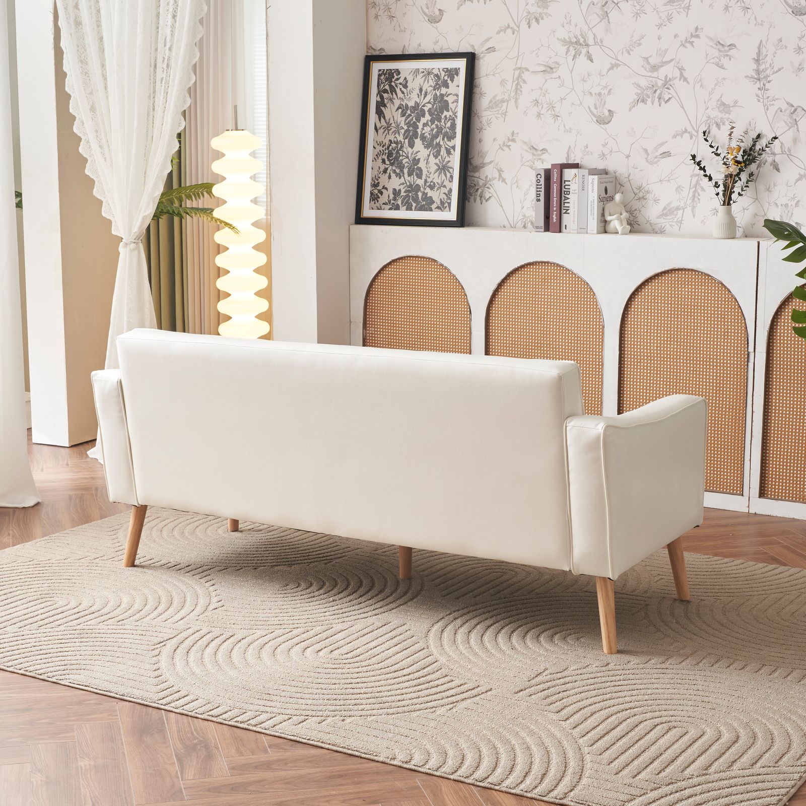 リビングソファ 肘付き