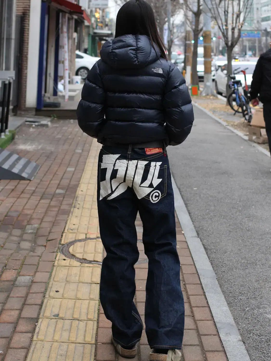 28 Co-Lu バックプリント デニム