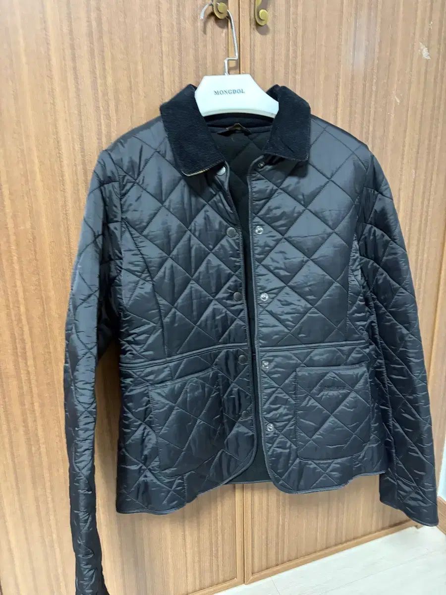 バブアー スタイル ブラック キルティング ジャケット