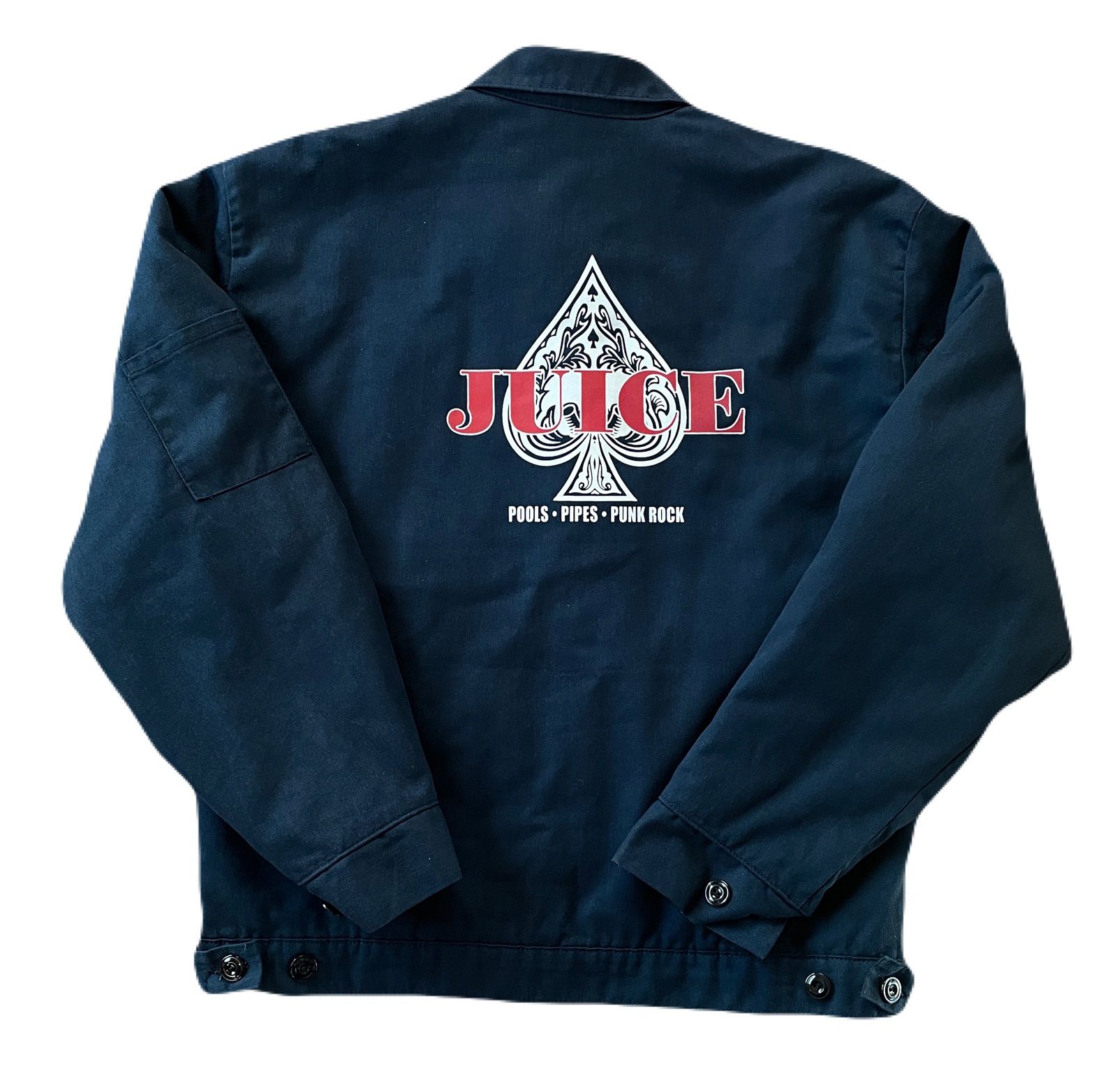 JUICE MAGAZINE ACE OF SPADE WORK JACKET RED KAP ジャケット