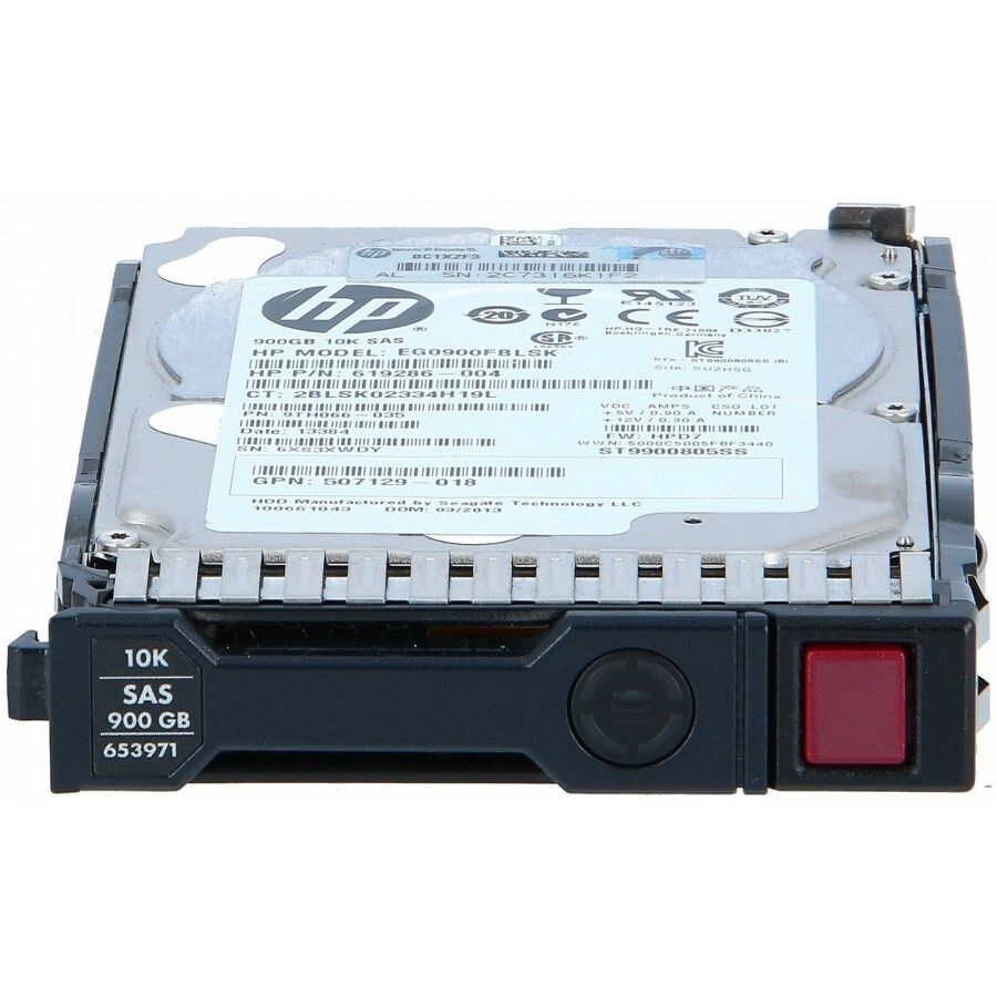 【90日保証/再生品】HP 652589-B21 900GB 6G SAS 10K 2.5 SC Enterprise HDD 653971-001 HP 652589-B21 SAS (NOT (652589-B21) x