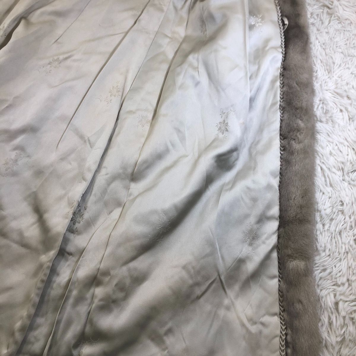 着丈105cm サファイアミンク ファーコート XLサイズ相当 ロングコート