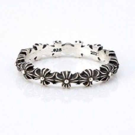 インボイスコピーあり CHROME HEARTS クロムハーツ TINY E CHプラスリング