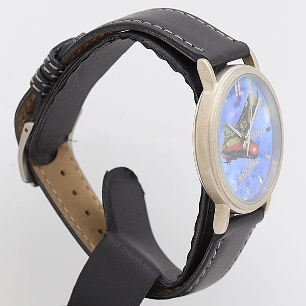 稼働 箱 保付 セイコー QZ 7 N 01-8 A 40 宇宙戦艦ヤマト文字盤 紫綬褒章記念 メンズ腕時計 2000000 12 NBG IKE