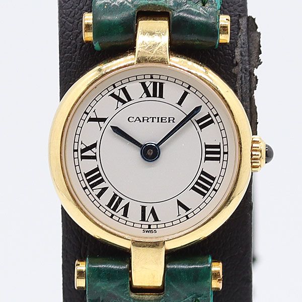 デッドストック級 稼働 カルティエ マストヴァンドームミニ 18K/YG