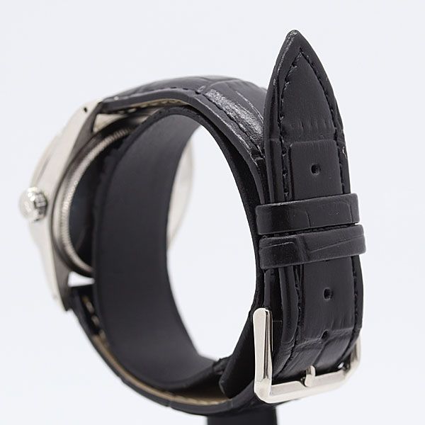  級 稼動 ロレックス パーペチュアル 1501 3665929 AT 自動巻 シルバー文字盤 メンズ腕時計 6155820 12DIT ABC 17574 男性向け 自動巻き時計 腕時計(アナログ)