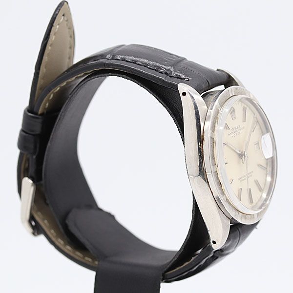 級 稼動 ロレックス パーペチュアル 1501 3665929 AT 自動巻 シルバー文字盤 メンズ腕時計 6155820 12 DIT ABC 17574