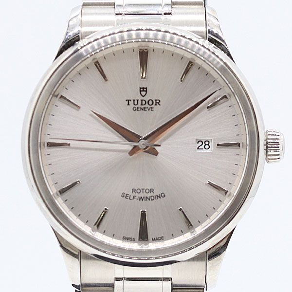 稼働 チュードル スタイルシリーズ M 12700 0001 AT シルバー文字盤 メンズ腕時計 7284310 12 APT KTU ABC 17570