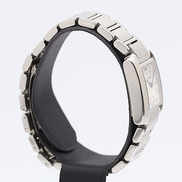 級 冊子 稼動 カルティエ タンクフランセーズ QZ シルバー文字盤 レディース腕時計 8518620 12 GTT ABC 17575