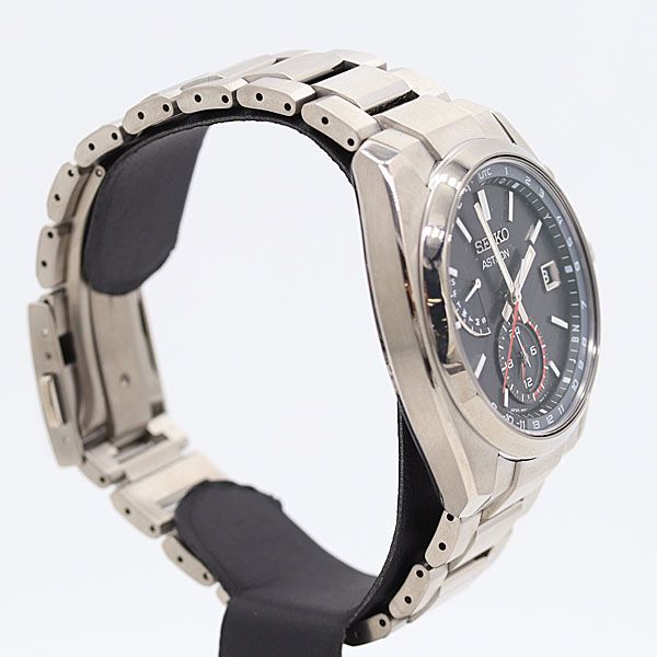 級 保 稼動 セイコー アストロン 8 B 63-0 BA 0 340310 ソーラー ブラック メンズ腕時計 7814400 12 TLT