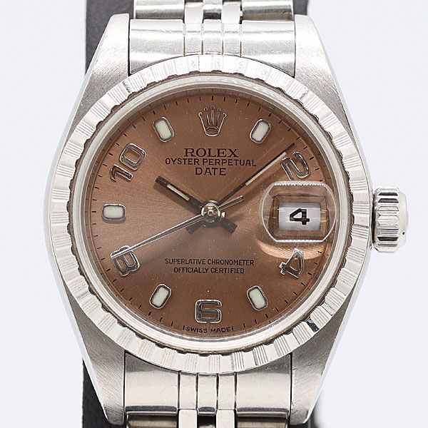 級 取説 ロレックス オイスターパーペチュアル 79240 AT 自動巻 オレンジ系 レディース 1619530 12 APT KTU