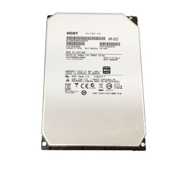 1年保証 再生品 HGST 0 F 23662 8 TB 7 2 K SATA 6 Gbps 3 5 HDD Enterprise Hard Drive