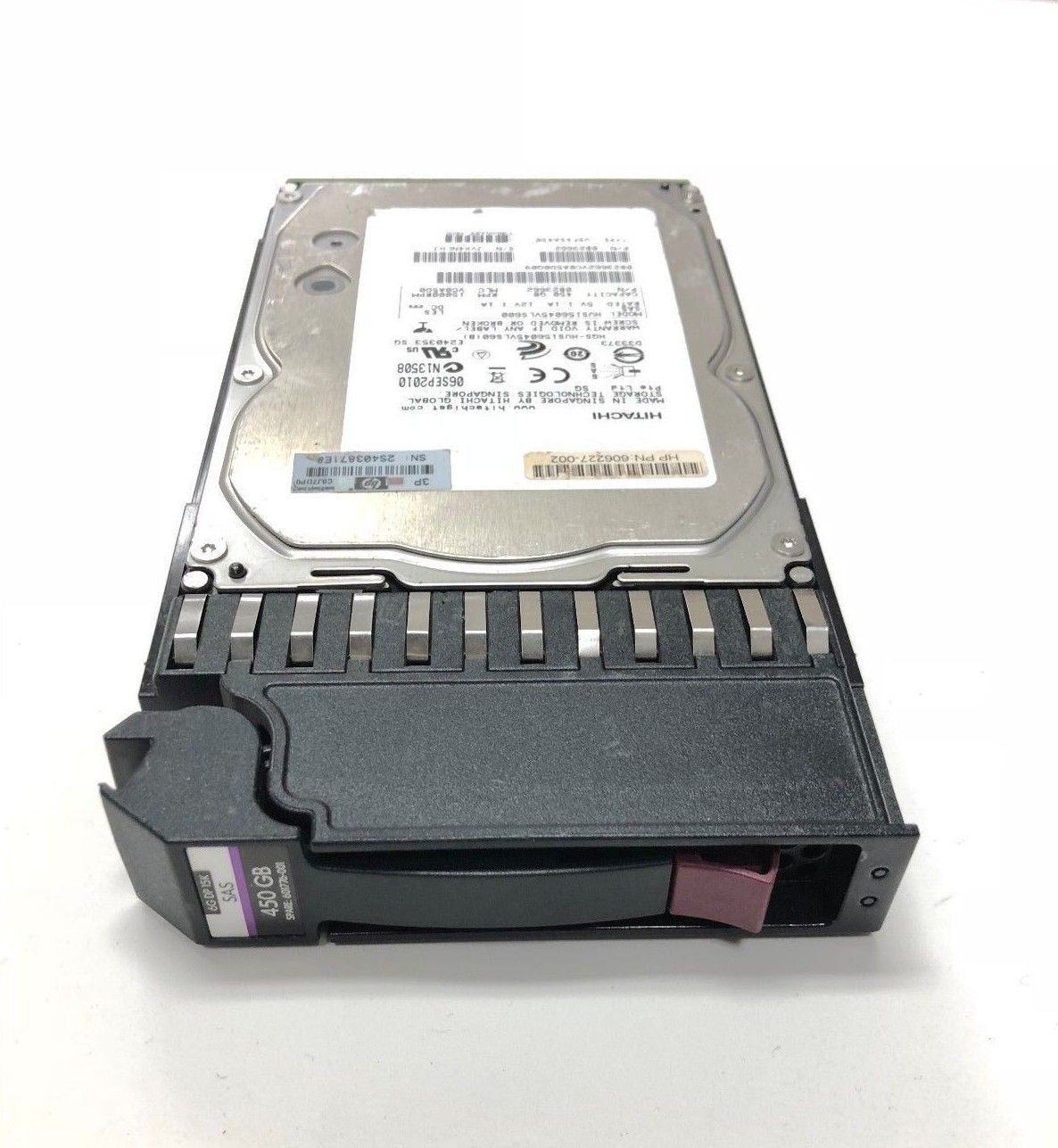 1年保証 再生品 HP 601776 001 450 GB 15 K LFF SAS 3 5 DUAL PORT ENTERPRISE HARD DRIVE W TRAY