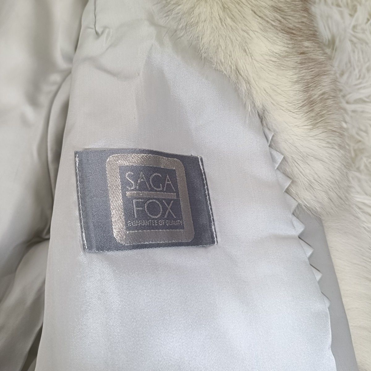 サガフォックス ブルーフォックス Lサイズ ファーコート リアルファー