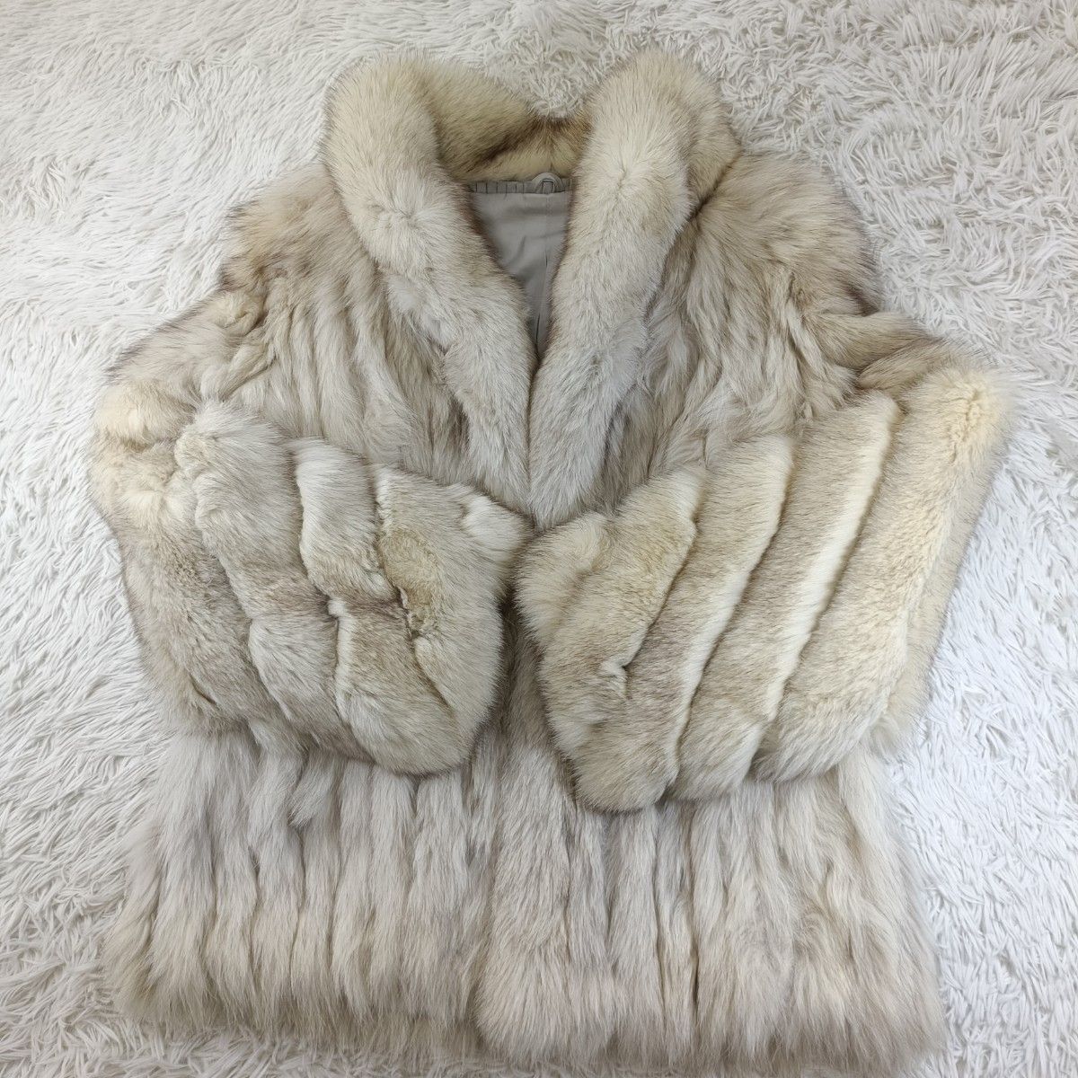 サガフォックス ブルーフォックス Lサイズ ファーコート リアルファー