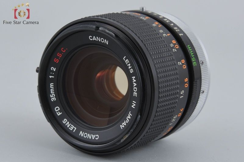Canon キヤノン 【中古】Canon キヤノン FD 35mm f/2 S.S.C. 前期 単