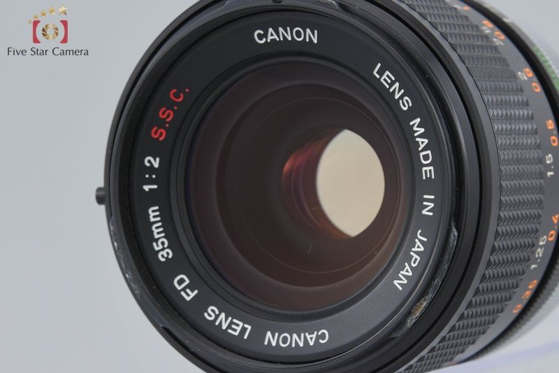 Canon キヤノン 【中古】Canon キヤノン FD 35mm f/2 S.S.C. 前期 単