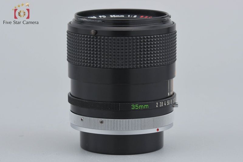 【中古】Canon FD 35mm f/2 レンズ Canon FD 35mm f/2 F2 S.S.C. SSC Wide Angle Lens #3979 | eBay