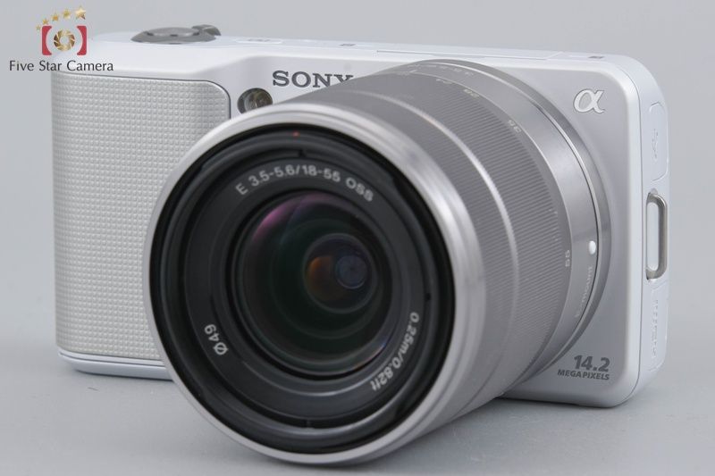 SONY ソニー 【中古】SONY ソニー α NEX-3N ホワイト + E 18-55mm f