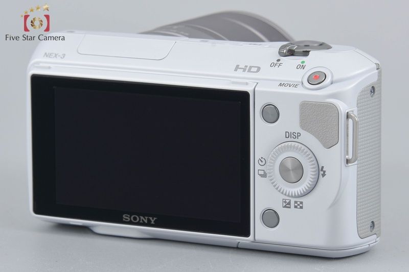 SONY NEX-3N α ホワイト ミラーレス一眼　18-55 SONY ソニー 【中古】SONY ソニー α NEX-3N ホワイト + E 18-55mm f