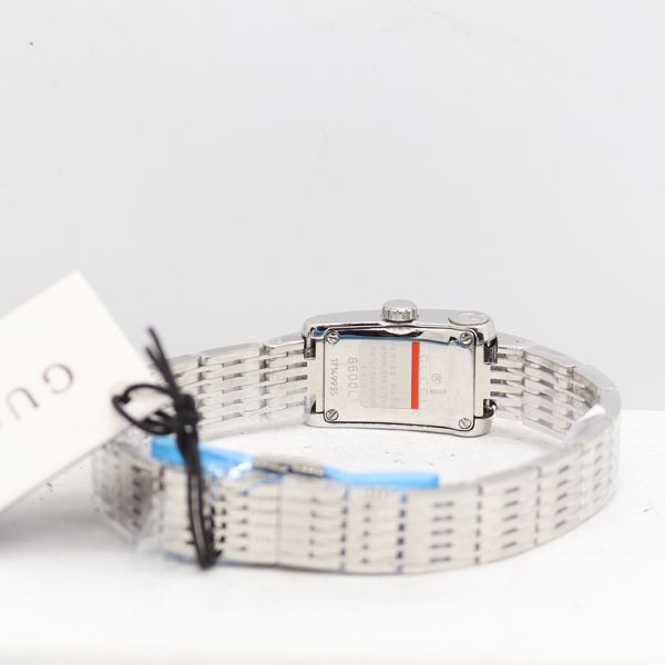  保 稼働 グッチ 8600 L QZ ブラック文字盤 レディース 腕時計 7910100 12 APT MST 腕時計(クォーツ) 腕時計(アナログ)