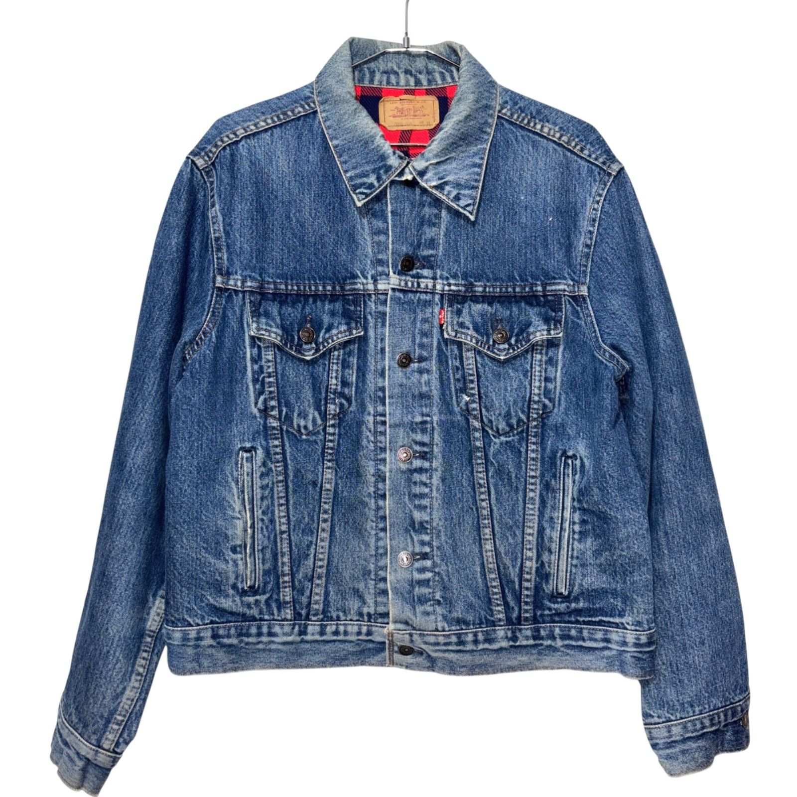 RARE 80s 90s Levis 70506-0216 DENIM TRUCKER JKT 46 CANADA製 