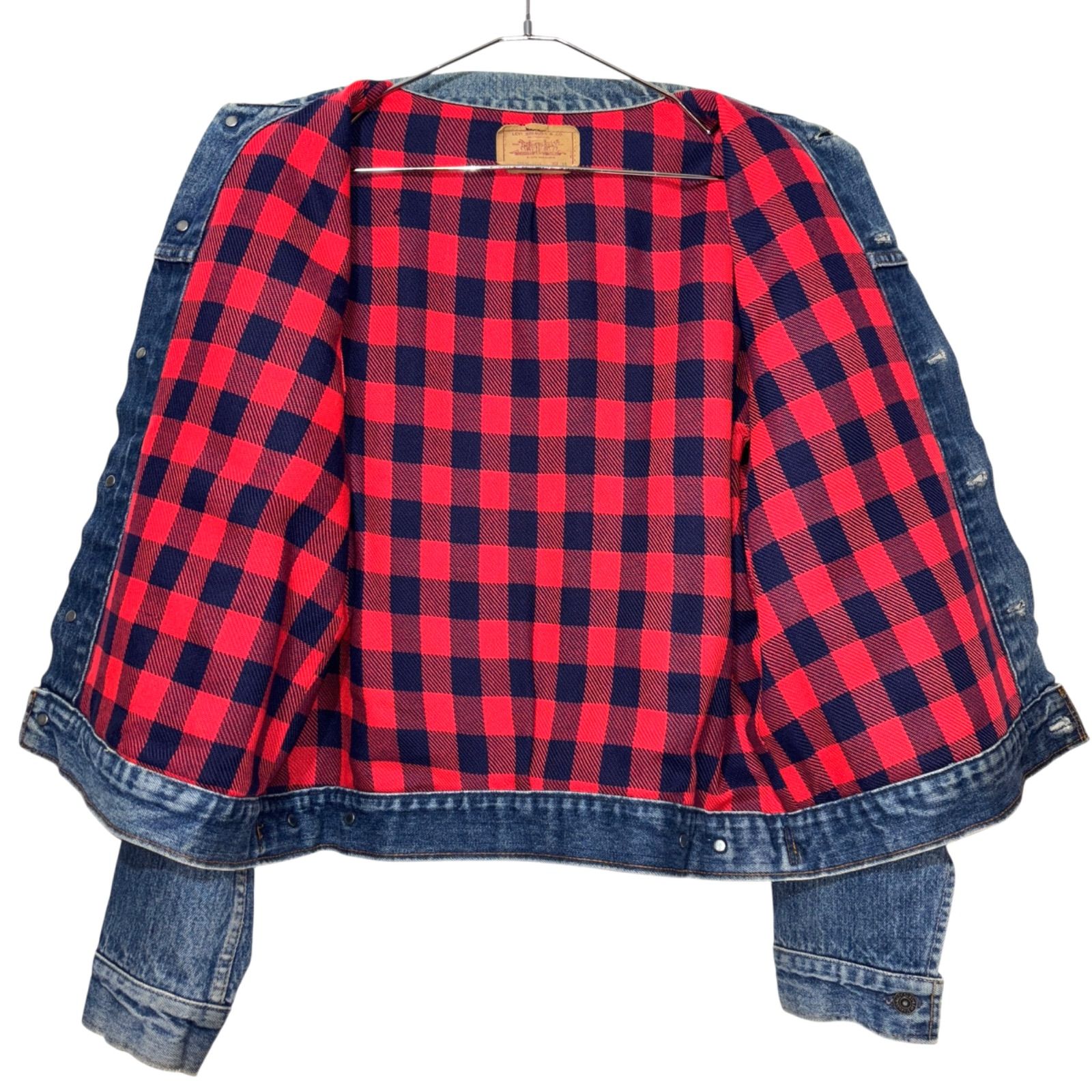 RARE 80s 90s Levis 70506-0216 DENIM TRUCKER JKT 46 CANADA製 