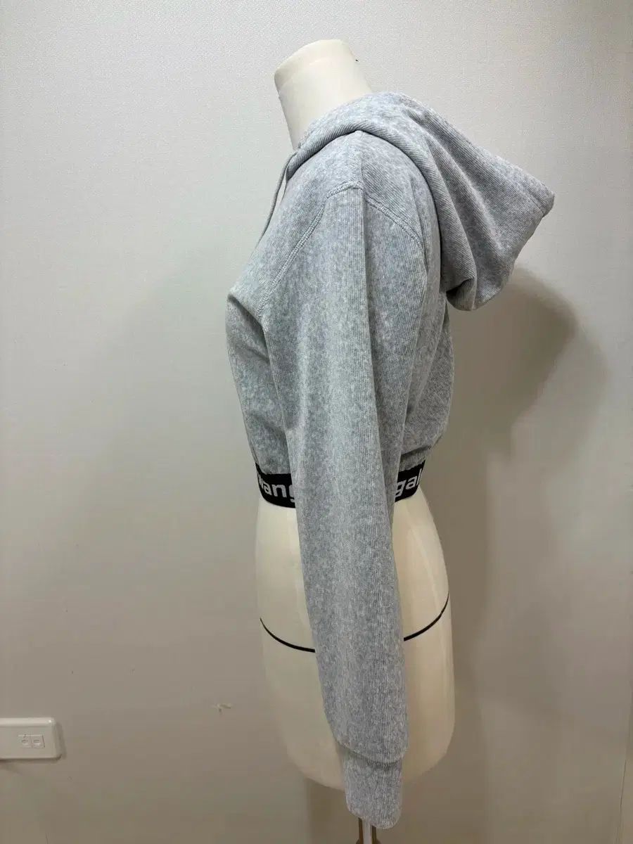 Alexander Wang アレキサンダーワング ツアーベルベット クロップド WHO グレー