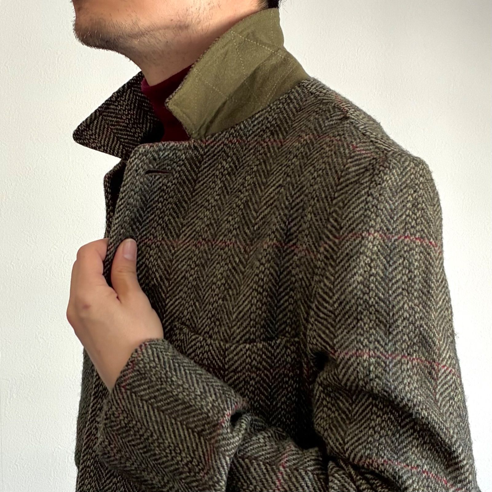 FREEMANS SPORTING CLUB / MOON ツイード カバーオールジャケット 