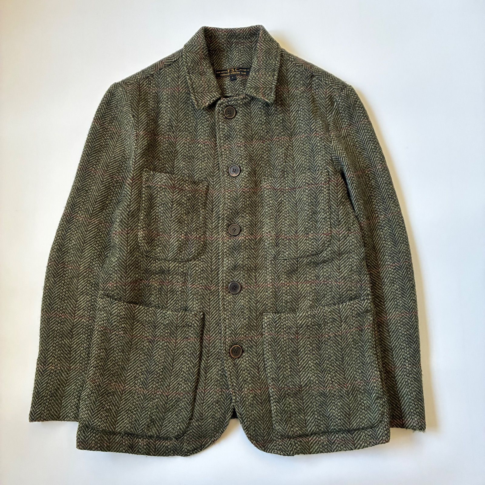FREEMANS SPORTING CLUB / MOON ツイード カバーオールジャケット 