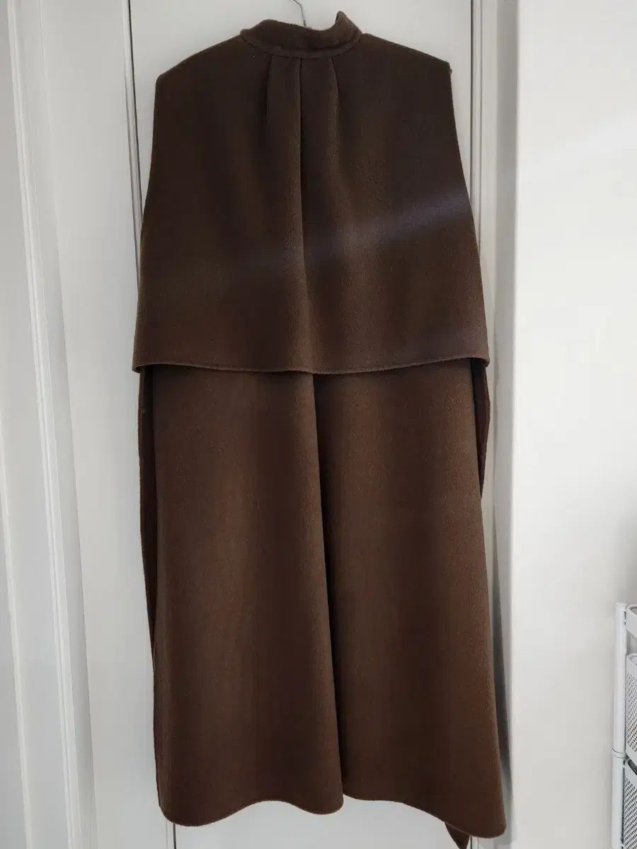 TIME ブラウン ロング ベスト コート