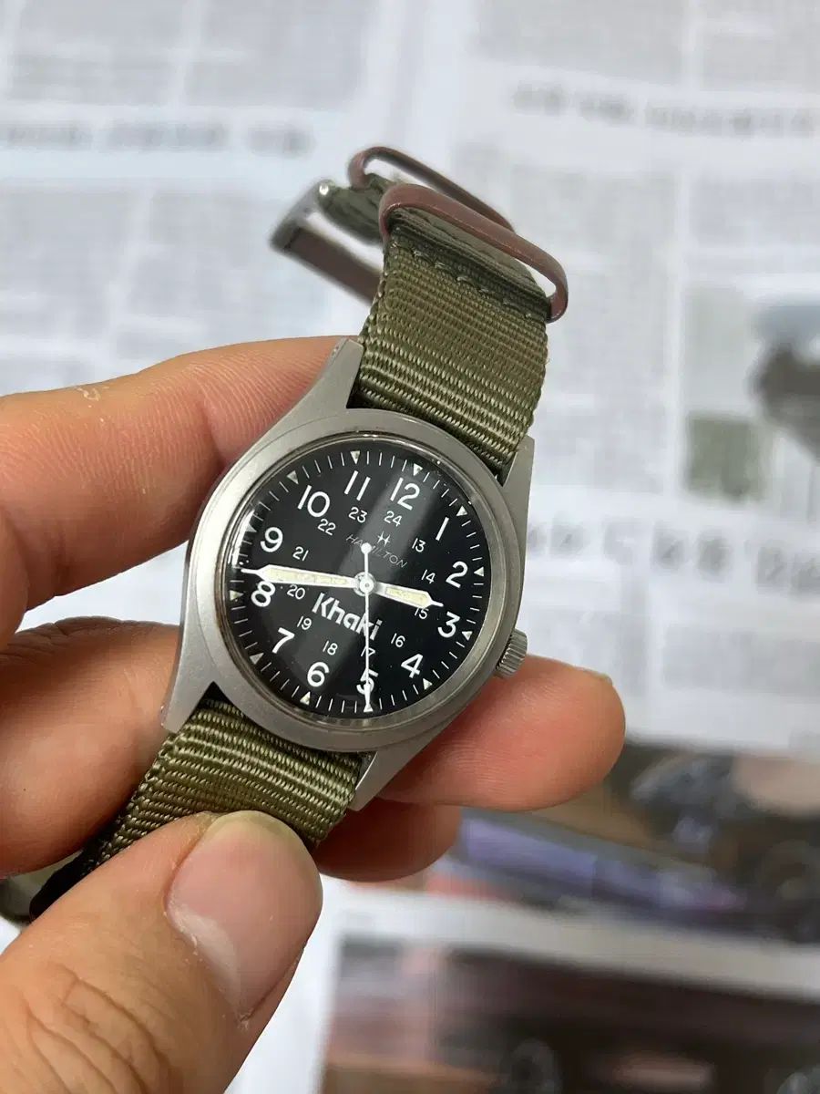  ハミルトン 9415 カーキフィールド エタムーヴ 手巻き アメカジ 自動巻き時計 腕時計(アナログ)