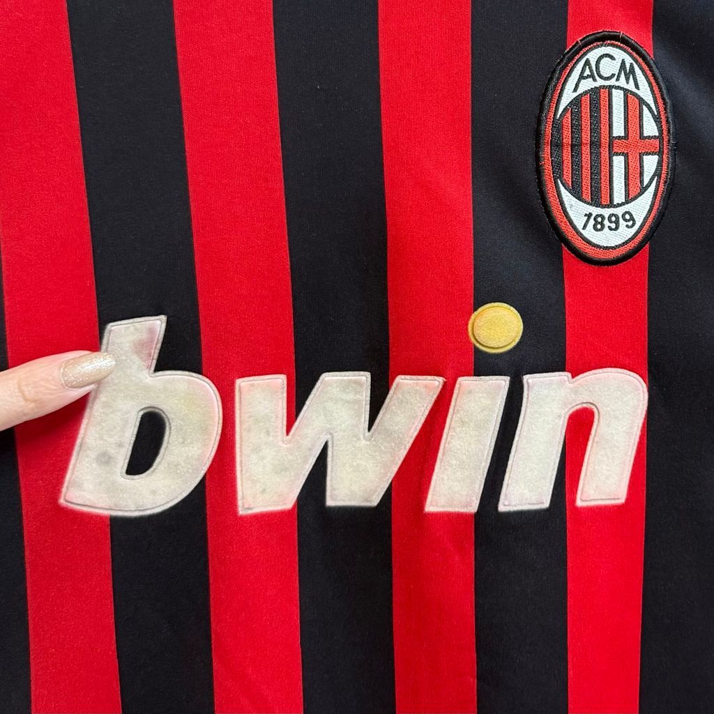 WORLD SUPER SPORT ACミラン 2006-2007 ホーム ユニフォーム 半袖 黒