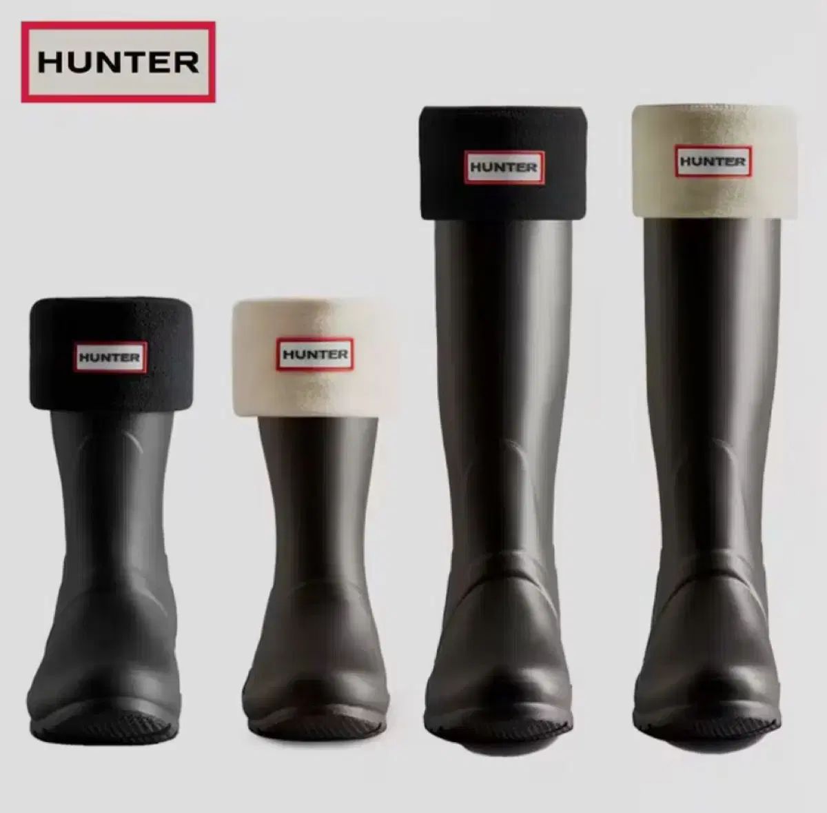  ハンター レインブーツ 245 レインブーツ用 冬 防寒 羊 靴下 一緒に差し上げます その他 ブーツ