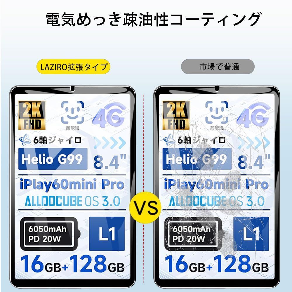 【ガラスフィルム付き】iPlay 60 mini Turbo Amazon.co.jp: ALLDOCUBE iPlay 60 mini Pro Turbo 用 強化ガラス
