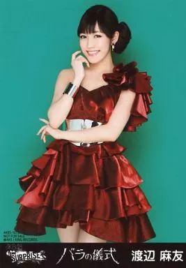 中古】生写真(AKB48・SKE48) 渡辺麻友/AKBS-10123/24・膝上/CD「バラの